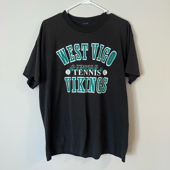 Other - Vintage West Vigo Vikings Tennis T-Shirt